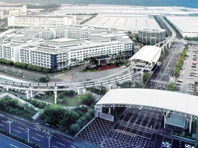 BYD’s headquarters in Shenzhen, located in the southern Chinese province of Guangdong. (Image credit: BYD)